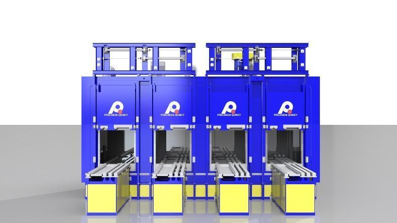 Multi-Cavity Structure Oven with Manual Conveyor System