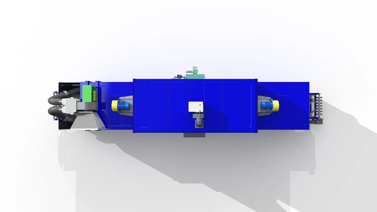 Continuous A Frame Coil Drying Conveyor Oven for Post Leak-Test Water Removal