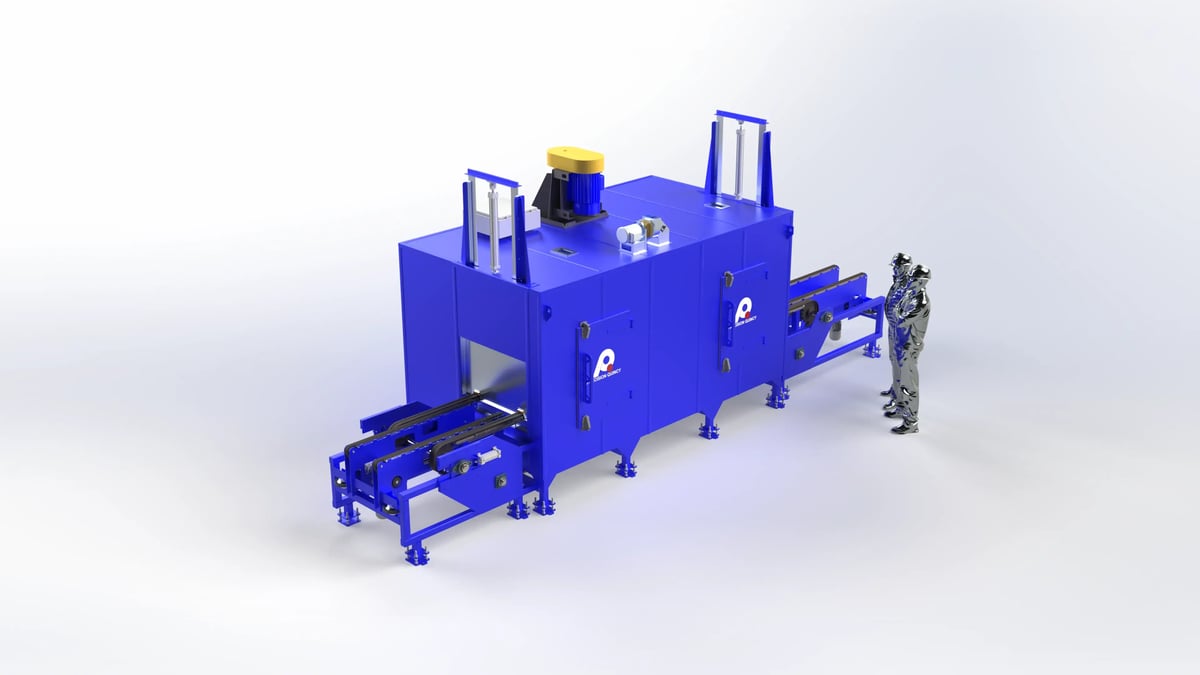 Polyurethane Reheat Oven for Automated Polyurethane Forklift Wheel Manufacturing