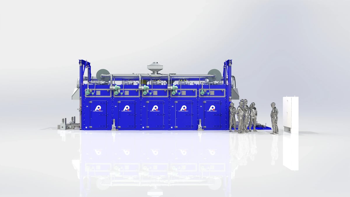 Multi-Zone Foam Gasket Outgassing Oven for Insulating Glass Foam Spacer / Gasket Processing