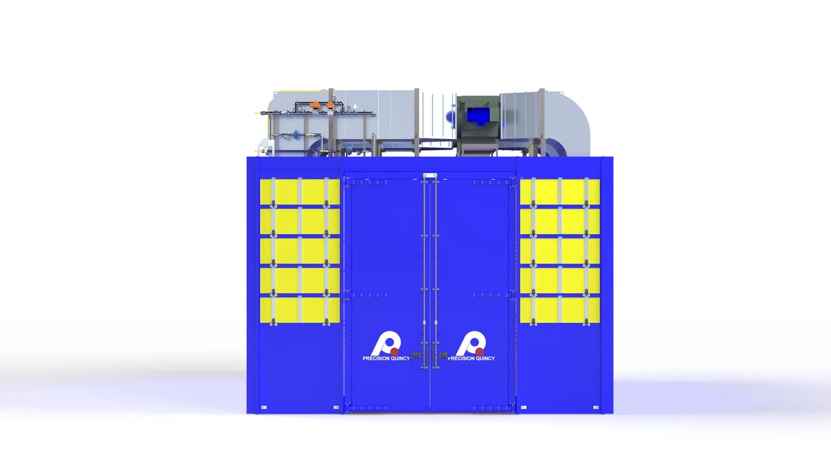 Outdoor Steam-Heated Batch Curing Oven for Defense-Industry Confidential Materials