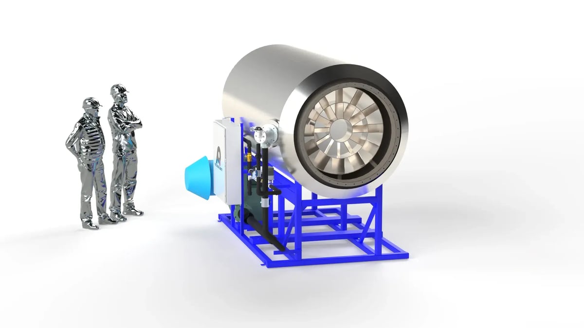 Natural Gas Heated Process Air Duct Heater for Ethanol Plant Air Preheating