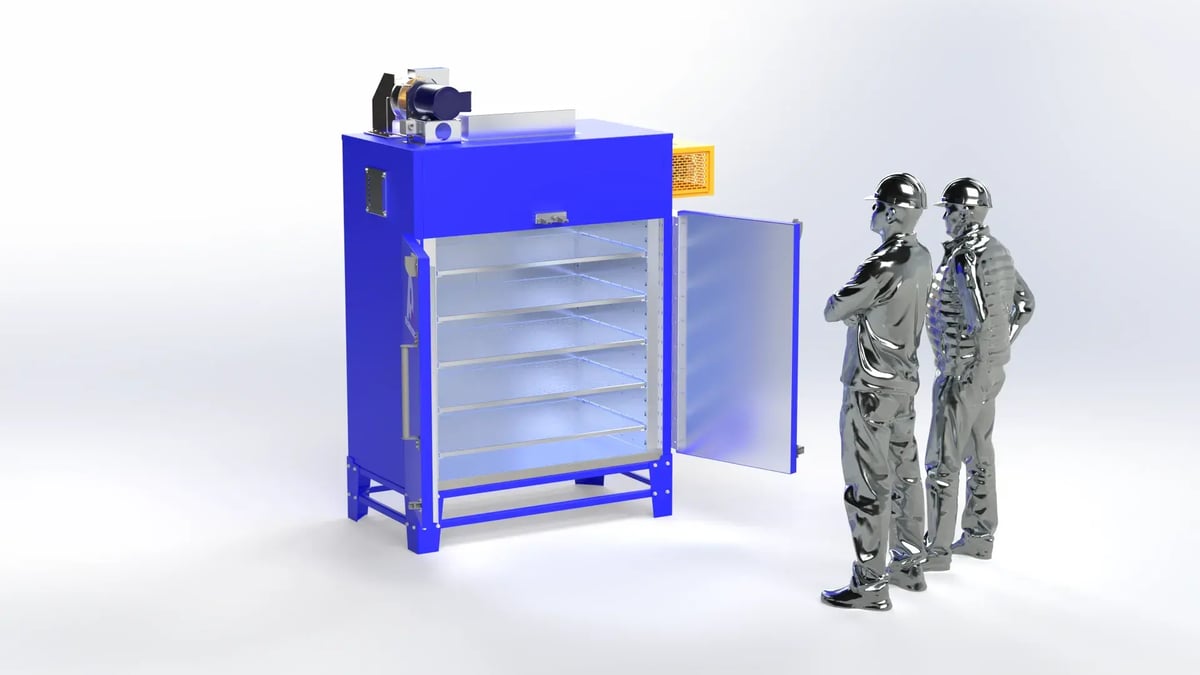 Electric Heated Cabinet Ovens for Low-Temperature Batch Baking and Process Heating