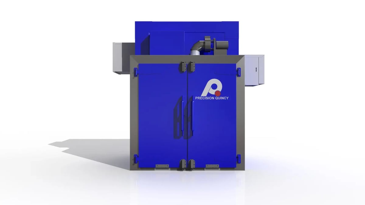Electric Class A Truck Oven for Blade Curing in Aeroderivative Turbine Component Processing
