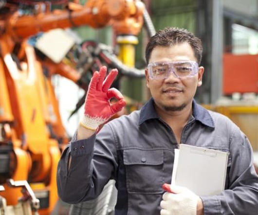 engineer-ok-sign-safety-goggles-robot-background