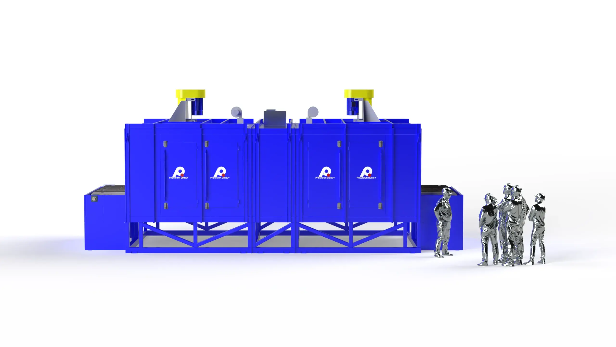 Continuous Tempering Oven System for Heat-Treated Wear Parts (Construction Edges & Dozer End Bits)