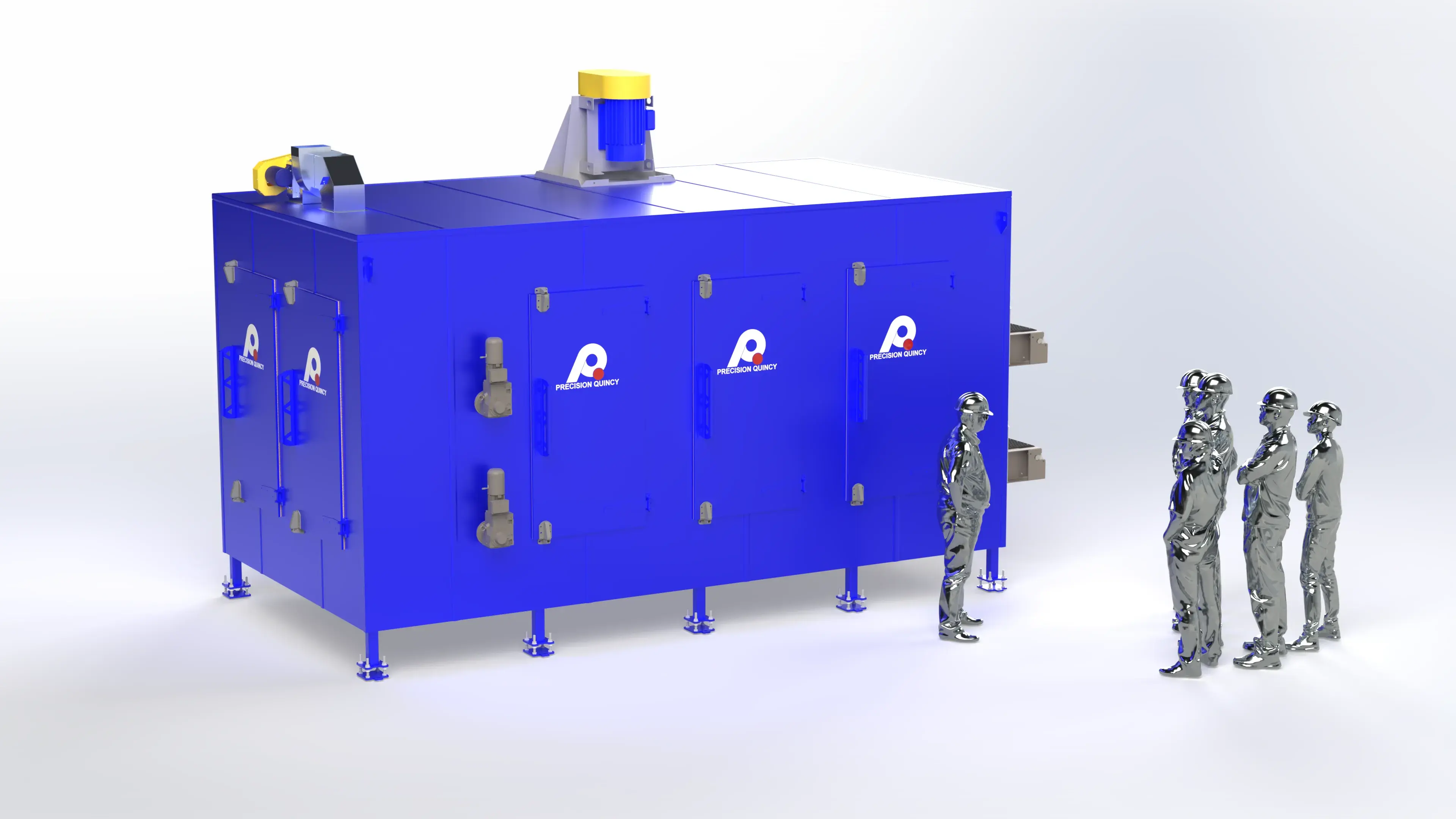 Adhesive Flash-Off Oven for Polyurethane Wheel Manufacturing