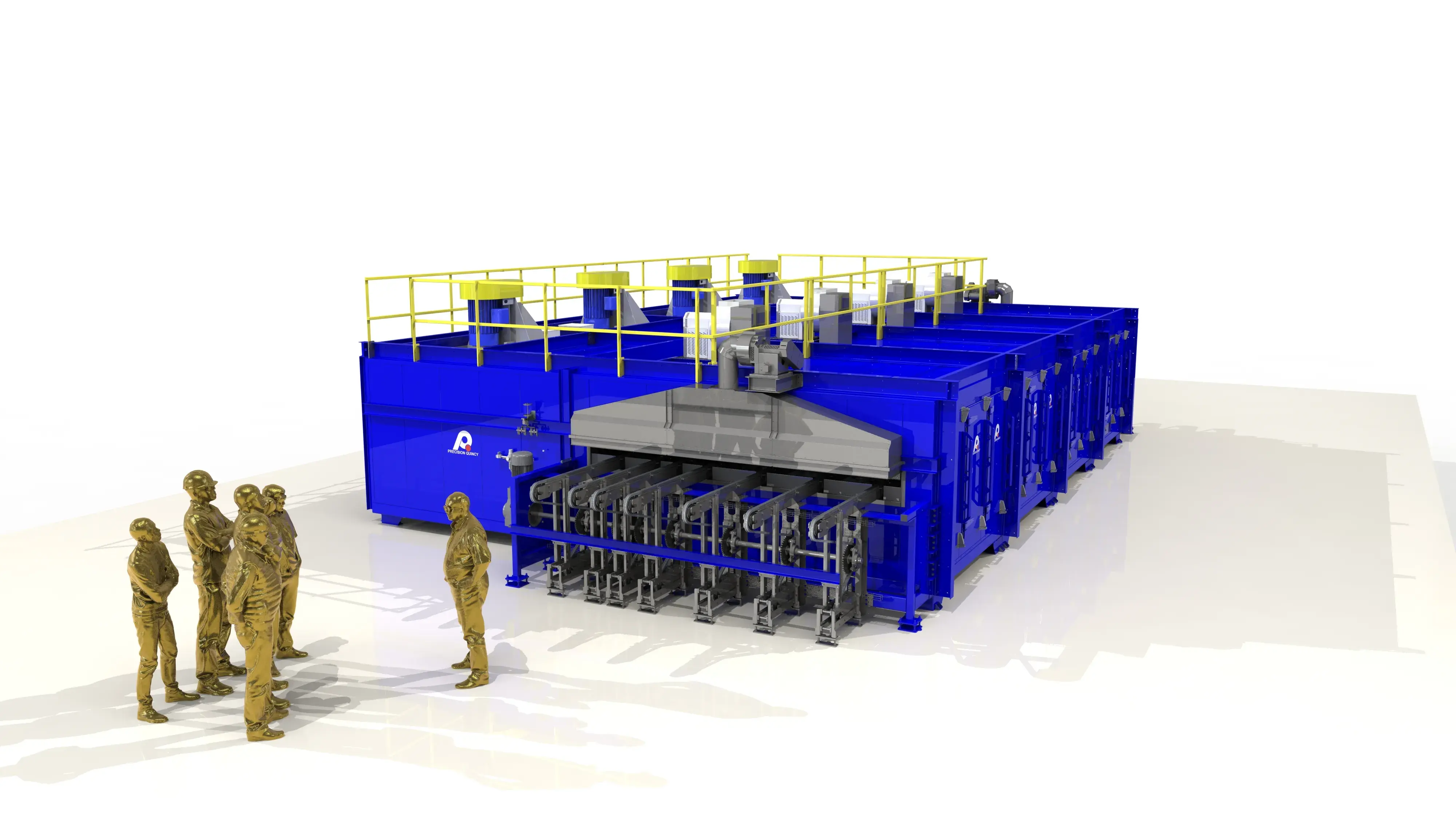 Four-Zone Preheat Oven for Fiber Cement Trim Board Primer Processing