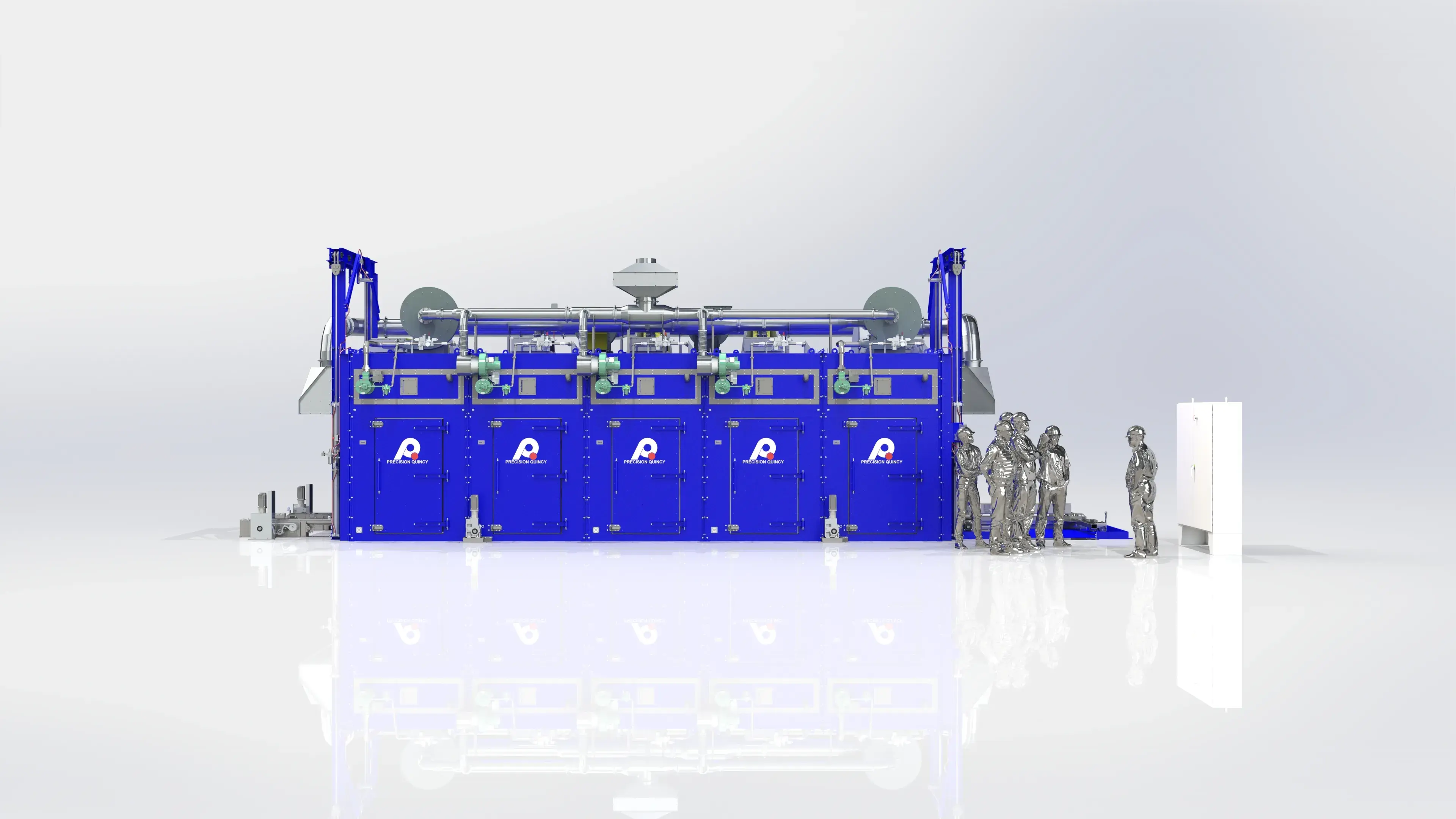 Multi-Zone Foam Gasket Outgassing Oven for Insulating Glass Foam Spacer / Gasket Processing