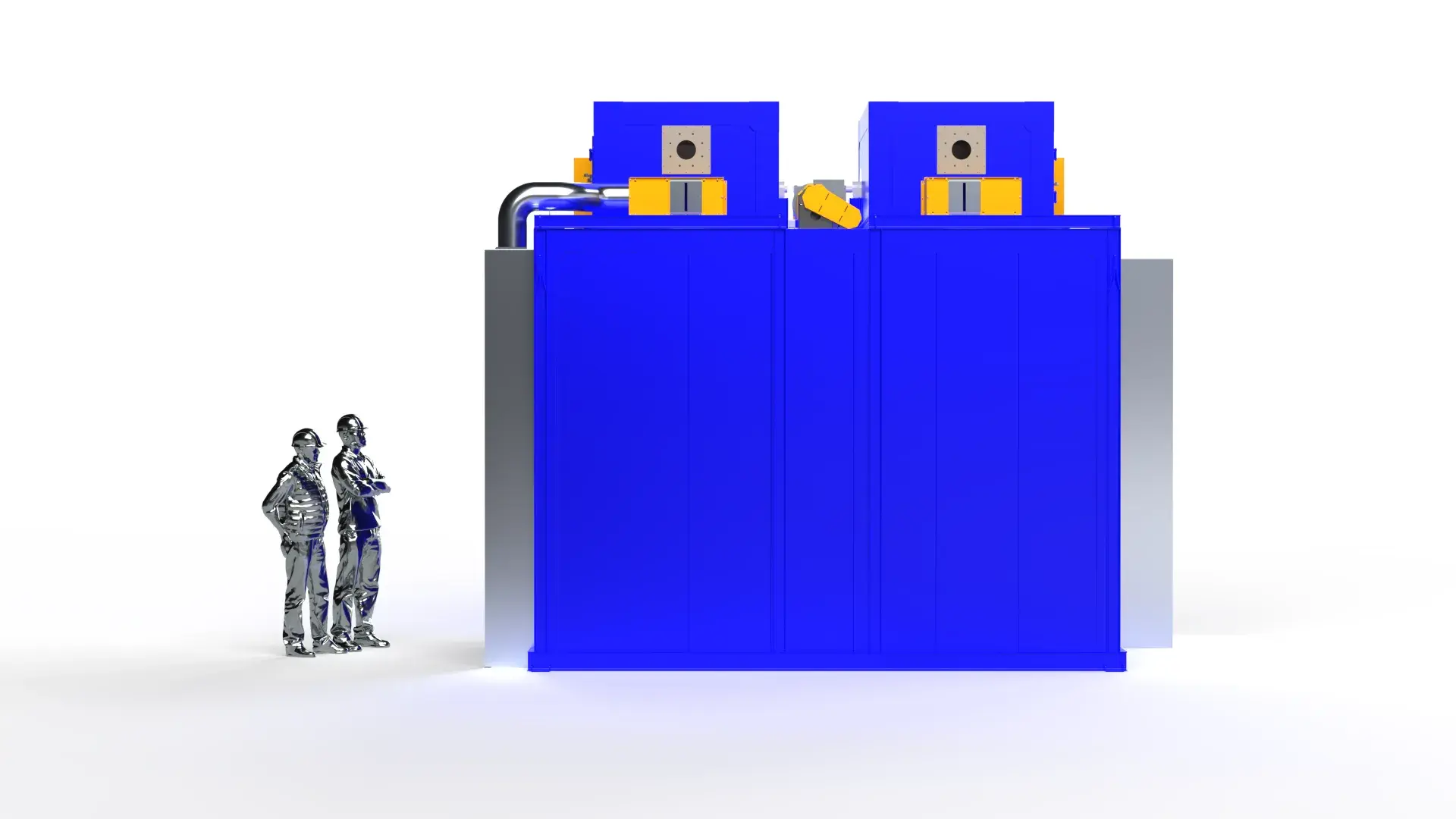 Natural Gas Heated Conveyor Drying Oven for Modular Flow-Line Drying of Office Furniture Components