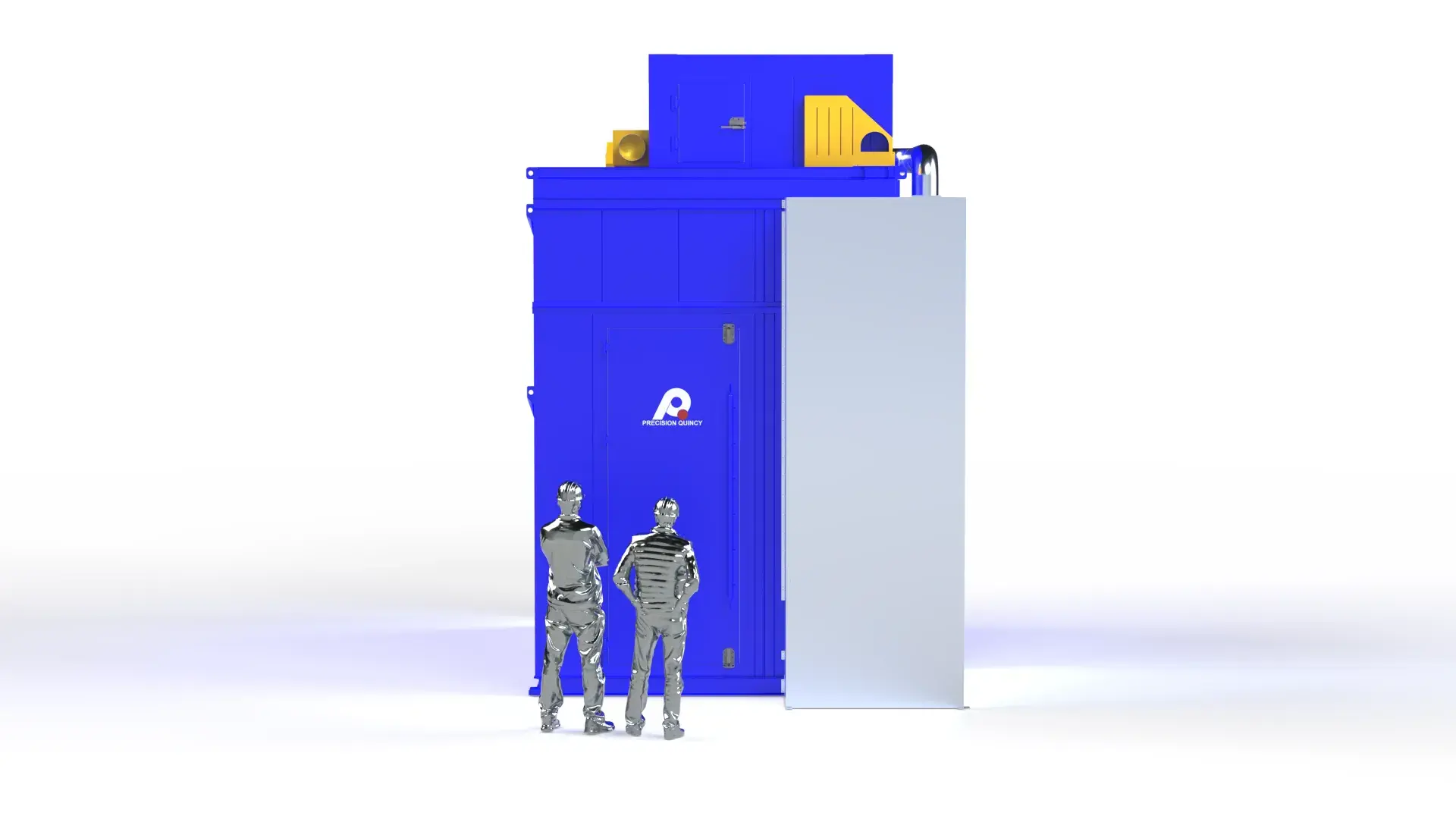 Natural Gas Heated Conveyor Drying Oven for Continuous Drying of Flow-Line Kick Plates