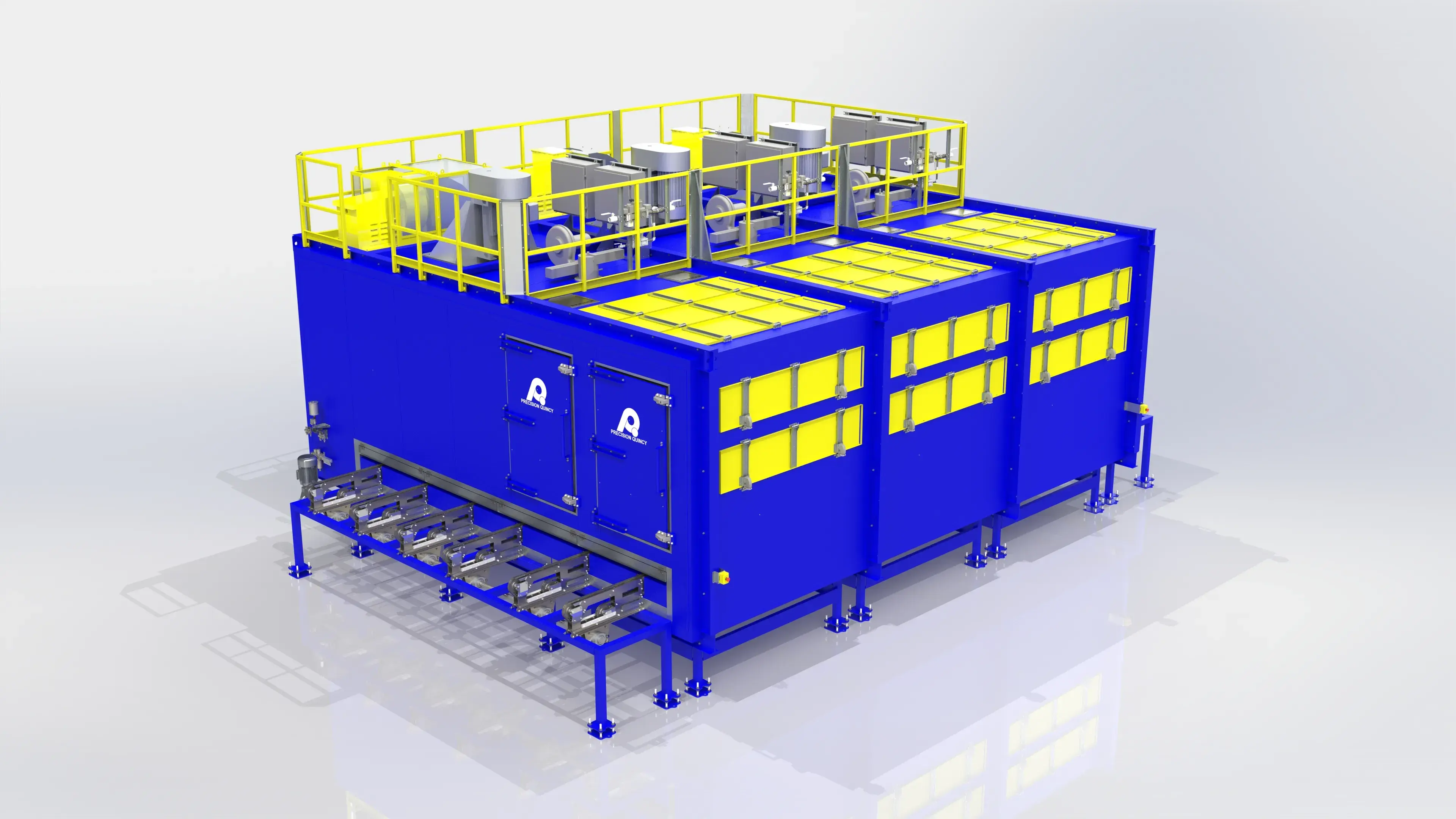 High-Throughput Three-Zone Curing Oven